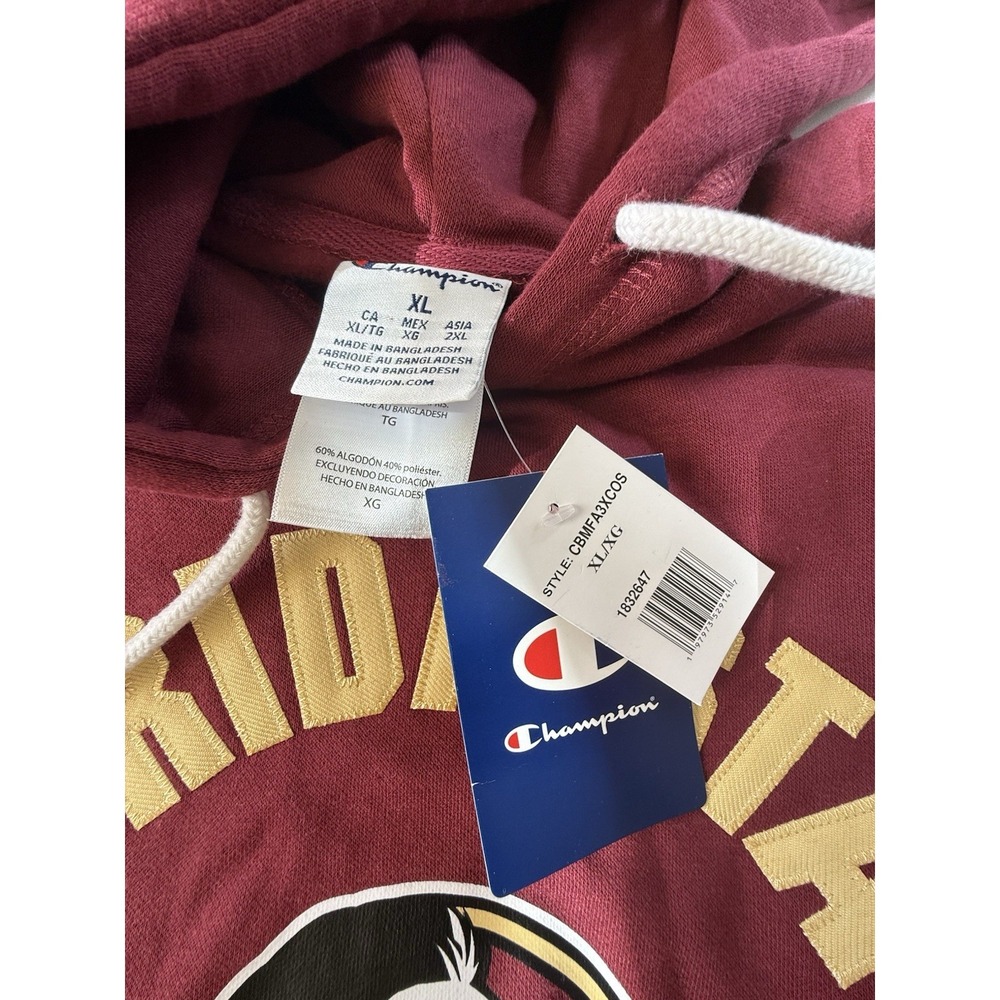 Champion FSU Florida State Seminoles Embroidered Mens Hoodie Sweatshirt XL NEW - Picture 9 of 9